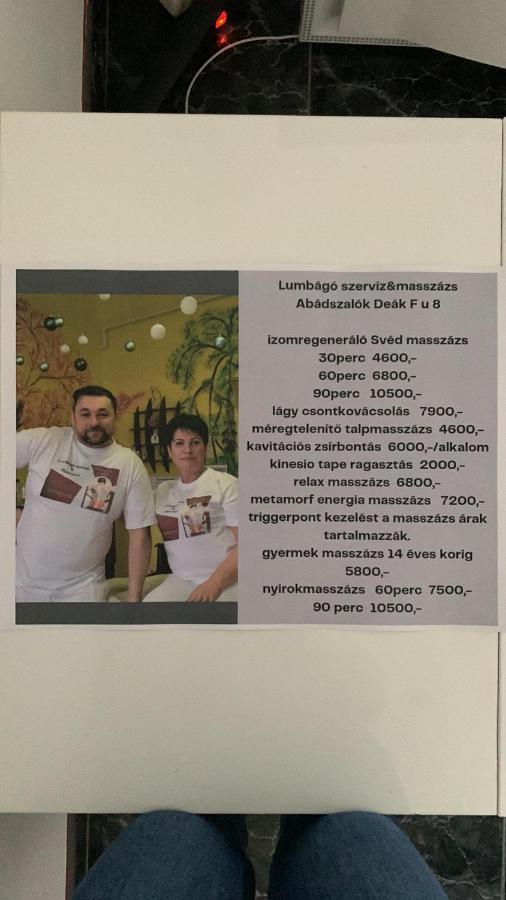 Magic Vendégház Abádszalók Extérieur photo